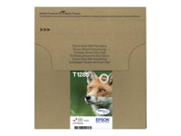 Epson T1285 Easy Mail Packaging - 4-pack - 16.4 ml - svart, gul, cyan, magenta - original - boks - blekkpatron - for Stylus S22, SX130, SX230, SX235, SX430, SX435, SX438, SX440, SX445; Stylus Office BX305 C13T12854511