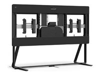 Cisco - Monteringssett for videokonferanse - står på gulv - karbon sort - for P/N: CS-KIT-EQX-C-K9, CS-KIT-EQX-C-NR-K9, CS-KIT-EQX-K9 CS-KIT-EQX-FSK-C