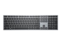 Dell Multi-Device KB700 - Tastatur - trådløs - 2.4 GHz, Bluetooth 5.0 - QWERTY - Pan Nordic - grå - med 3-års Next Business Day Advanced Exchange Service KB700-GY-R-NOR