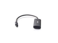 C2G USB C to HDMI Adapter - AV Adapter - 8K 60Hz - Black - M/F - Video adapter - 24 pin USB-C hann til HDMI hunn - 24.9 cm - svart - 8K 60Hz støtte C2G54550