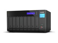 QNAP TVS-h874T - NAS-server - 8 brønner - SATA 6Gb/s - RAID JBOD, 0, 1, 5, 6, 10, 50, 60 - RAM 64 GB - 2.5 Gigabit Ethernet - iSCSI støtte TVS-H874T-I9-64G