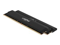 Crucial Pro - Overclocking Edition - DDR5 - sett - 32 GB: 2 x 16 GB - DIMM 288-pin - 3200 MHz / PC5-51200 - CL38 - 1.35 V - ikke-bufret - ikke-ECC - svart CP2K16G64C38U5B