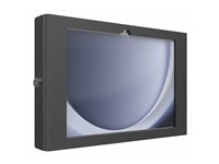 Compulocks Galaxy Tab A9+ Apex Enclosure Wall Mount - Innhegning - for nettbrett - låsbar - høyverdig aluminium - svart - skjermstørrelse: 11" - veggmonterbar - for Samsung Galaxy Tab A9+ 11GAPX9B