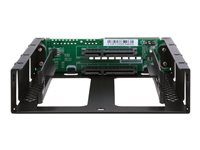 QNAP QDA-A2AR - Intern RAID-brønn - 3.5" to 2 x 2.5" - RAID JBOD, 0, 1 - SATA 6Gb/s QDA-A2AR