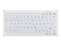 Active Key - Utskiftbar tastemembran til tastatur - ikke bakgrunnsbelyst - hvit AK-C4110-W/NOR