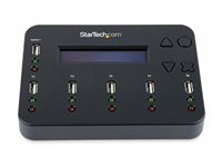 StarTech.com Standalone 1:5 USB Flash Drive Duplicator and Eraser - Flash Drive (USB 3.0/2.0/1.1) Copier - 2 Duplication Modes (USBDUP15) - USB-stasjonsduplikator - 5 brønner USBDUP15
