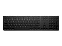 HP 455 - Tastatur - programmerbar - trådløs - 2.4 GHz - Pan Nordic - svart - for HP 34; Elite Mobile Thin Client mt645 G7; ZBook Firefly 14 G9; ZBook Fury 16 G9 4R177AA#UUW