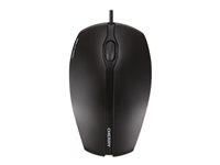 CHERRY GENTIX - Mus - høyre- og venstrehåndet - optisk - 3 knapper - kablet - USB - svart JM-0300-2