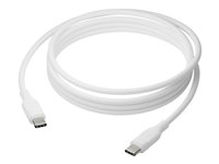 dbramante1928 re-charge - USB-kabel - 24 pin USB-C (hann) til 24 pin USB-C (hann) - USB 2.0 - 2.5 m - USB Power Delivery (12W), 100 % resirkulert plast CB25CCWH4278