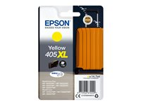Epson 405XL - 14.7 ml - XL - gul - original - blære med RF/lyd-alarm - blekkpatron - for WorkForce WF-7310, 7830, 7835, 7840; WorkForce Pro WF-3820, 3825, 4820, 4825, 4830 C13T05H44020