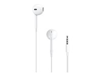 Apple EarPods - Ørepropper med mikrofon - ørepropp - kablet - 3,5 mm jakk MWU53ZM/A