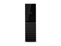 WD My Book WDBBGB0240HBK - Harddisk - kryptert - 24 TB - ekstern (stasjonær) - USB 3.2 Gen 1 - 256-bit AES - svart WDBBGB0240HBK-EESN