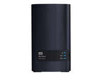WD My Cloud EX2 Ultra WDBVBZ0160JCH - Personlig skylagringsenhet - 2 brønner - 16 TB - HDD 8 TB x 2 - RAID 0, 1, JBOD - RAM 1 GB - Gigabit Ethernet - iSCSI støtte WDBVBZ0160JCH-EESN