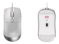 CHERRY Xtrfy M50 - Mus - ergonomisk - optisk - 5 knapper - kablet - USB - hvit JM-5000-0