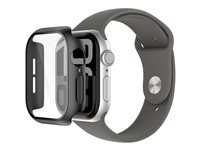 Belkin SCREENFORCE TemperedCurve - Støtfanger for smartarmåndsur - 2-i-1, 42 mm - herdet glass (9H) - svart OWA002HQBK