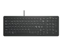 CHERRY AK-C7000 - Tastatur - desinfiserbar, medisinsk, med num pad - compact - USB - QWERTY - Pan Nordic - svart AK-C7000F-UVS-B/NOR