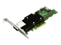 Broadcom MegaRAID 9580-8i8e - Diskkontroller - 16 Kanal - SATA 6Gb/s / SAS 12Gb/s / PCIe 4.0 (NVMe) - RAID 0, 1, 5, 6, 10, 50, JBOD, 60 - PCIe 4.0 x8 05-50076-00