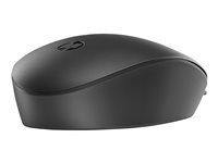HP 125 - Mus - kablet - USB - svart 265A9AA