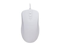 Active Key AK-PMH12 - Mus - optisk - 5 knapper - kablet - USB - hvit AK-PMH12OB-US-W