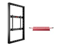 Multibrackets M Pro Series - Fire supression module for screen casings - rød 7340234810161