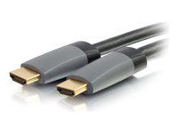 C2G 10ft 4K HDMI Cable with Ethernet - High Speed - In-Wall CL-2 Rated - HDMI-kabel med Ethernet - HDMI hann til HDMI hann - 3.05 m - skjermet - svart - 4K-støtte 50628
