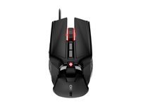 CHERRY MC 9620 FPS - Mus - ergonomisk - optisk - 9 knapper - kablet - USB - svart JM-9620
