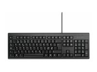Kensington KB100 EQ - Tastatur - full size - USB - QWERTY - Pan Nordic - svart - OEM - FSC-papp K63727PN