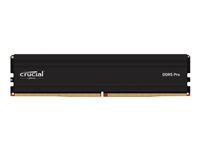Crucial Pro - DDR5 - modul - 24 GB - DIMM 288-pin lav profil - 3000 MHz / PC5-48000 - CL48 - 1.1 V - ikke-bufret - on-die ECC - matt svart CP24G60C48U5T