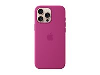 Apple - Baksidedeksel for mobiltelefon - MagSafe-samsvar - silikon - Fuchsia - for iPhone 16 Pro Max MYYX3ZM/A