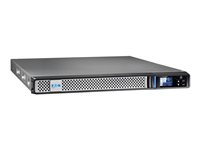 Eaton 5P 650i - Gen 2 - UPS (kan monteres i rack) - AC 200/208/220/230/240 V - 520 watt - 650 VA - enkeltfase - ventilregulert blysyre (VRLA) - 9 Ah - RS-232, USB - utgangskontakter: 4 - 1U - 19" - svart/sølv 5P650IRG2