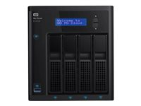WD My Cloud EX4100 WDBWZE0560KBK - NAS-server - 4 brønner - 56 TB - HDD 14 TB x 4 - RAID 0, 1, 5, 10, JBOD, 5 hot spare - RAM 2 GB - Gigabit Ethernet - iSCSI støtte WDBWZE0560KBK-EESN
