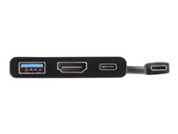 StarTech.com USB-C to HDMI Adapter - 4K 30Hz - Thunderbolt 3 Compatible - with Power Delivery (USB PD) - USB C Adapter Converter (CDP2HDUACP) - Dokkingstasjon - USB-C / Thunderbolt 3 - HDMI CDP2HDUACP