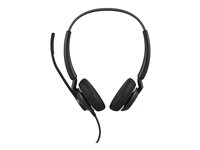 Jabra Engage 40 Stereo - Hodesett - on-ear - kablet - USB-C - lydisolerende - Optimert for UC 4099-410-299