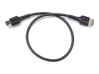 Crestron CBL-8K-HD-1.5 - Ultra High Speed - HDMI-kabel - HDMI hann til HDMI hann - 50 cm - svart - 8 K 120 Hz (7680 x 4320) støtte, 4K 120 Hz støtte, 8K 30Hz støtte, passiv CBL-8K-HD-1.5