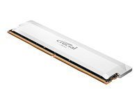 Crucial Pro - Overclocking Edition - DDR5 - modul - 16 GB - DIMM 288-pin - 6400 MHz / PC5-51200 - CL38 - 1.35 V - ikke-bufret - ikke-ECC - hvit CP16G64C38U5W