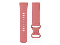 Fitbit - Bånd for smart armbåndsur - 24 mm feste - Liten størrelse - rosa sand - for Fitbit Sense, Sense 2, Versa 3, Versa 4 FB174ABRWS