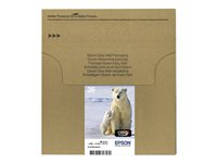 Epson 26 Multipack Easy Mail Packaging - 4-pack - 19.7 ml - svart, gul, cyan, magenta - original - blekkpatron - for Expression Premium XP-510, 520, 600, 605, 620, 625, 700, 720, 800, 820 C13T26164511