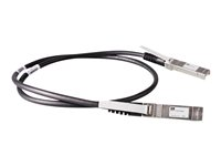 HPE X240 Direct Attach Cable - Nettverkskabel - SFP+ til SFP+ - 1.2 m - for Edgeline e920; FlexFabric 12902; ProLiant e910t 2U; SimpliVity 380 Gen10, 380 Gen9 JD096C