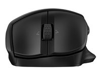 HP 685 Comfort - Mus - dobbelt modus - 7 knapper - trådløs - Bluetooth - USB trådløs mottaker - svart 8T6M0UT