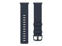 Fitbit - Bånd for smart armbåndsur - 24 mm feste - Stor størrelse - indigo - for Fitbit Sense, Sense 2, Versa 3, Versa 4 FB174VLBNVL