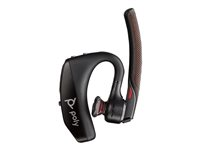 Poly Voyager 5200 UC - Hodesett - i øret - Bluetooth - trådløs, kablet - USB-A via Bluetooth-adapter - svart - Certified for Microsoft Teams 7K2E1AA