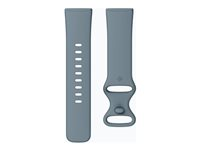 Fitbit - Bånd for smart armbåndsur - 24 mm feste - Stor størrelse - vannfall blå - for Fitbit Sense, Sense 2, Versa 3, Versa 4 FB174ABAGL