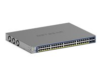 NETGEAR Smart S3300-52X - V3 - switch - L3 Lite - smart - 48 x 10/100/1000 + 4 x SFP+ - stasjonær, rackmonterbar (380 W) - for P/N: AXM764-10000S, AXM765-10000S, G728TXPAV-10000S, G752TXPAV-10000S, GS752TXAV-10000S GS752TX-300EUS