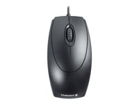 CHERRY WheelMouse - Mus - høyre- og venstrehåndet - optisk - 3 knapper - kablet - PS/2, USB - svart M-5450