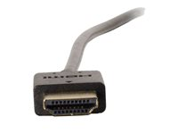 C2G 0.6m Ultra Flexible High Speed HDMI Cable with Low Profile Connectors - HDMI-kabel med Ethernet - HDMI hann til HDMI hann - 60 cm - svart - 4K-støtte 82362