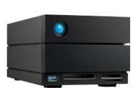 LaCie 2big Dock STLG28000400 - Harddiskarray - 28 TB - 2 brønner (SATA-600) - HDD 14 TB x 2 - Thunderbolt 4, USB 3.2 Gen 2 (ekstern) - med 5-års Rescue Data Recovery Service Plan STLG28000400