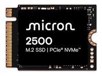 Micron 2500 - SSD - kryptert - 1 TB - intern - M.2 2230 - PCIe 4.0 (NVMe) - 256-bit AES MTFDKBK1T0QGN-1BN1AABYYR