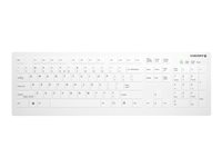 Active Key AK-C8112 - Tastatur - medical - 100% - full size - vaskbar - USB - QWERTY - Pan Nordic - tastsvitsj: CHERRY SX - hvit AK-C8112-US-W/PN