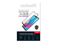 Insmat Brilliant - Skjermbeskyttelse for mobiltelefon - full skjerm - glass - rammefarge svart - for Samsung Galaxy S24+, S25+ 861-1514