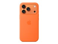 Apple - Baksidedeksel for mobiltelefon - MagSafe-samsvar - silikon - oransje - for iPhone 17 Pro MGFE4ZM/A